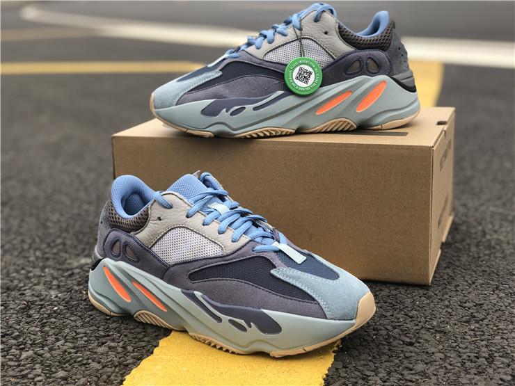 PK God yeezy 700 Carbon Blue retail materials ready to ship